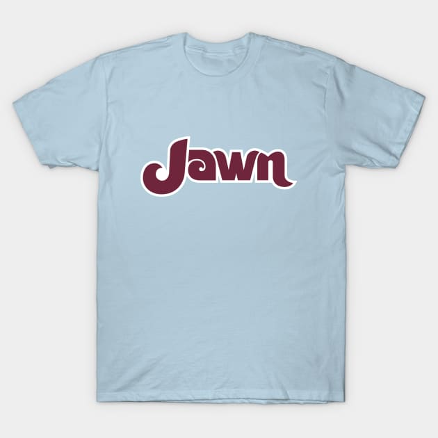 Jawn retro - Powder Blue T-Shirt by KFig21